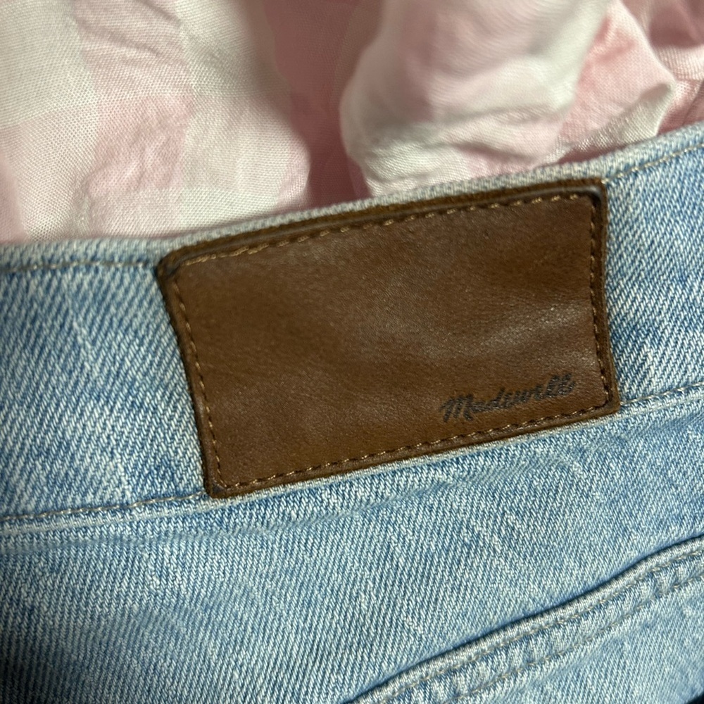 Madewell Denim with Brown Leather Detail - Picture 5 of 8